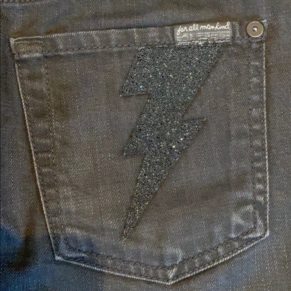 Lightning Bolt Mini Skirt
